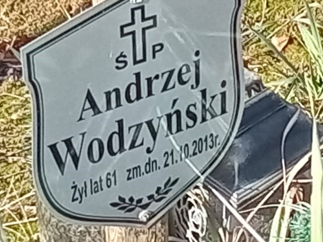 Grób Andrzej Wodzyński