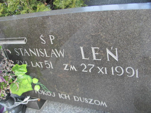 Stanisław Leń 1940 Puławy - Grobonet - Wyszukiwarka osób pochowanych