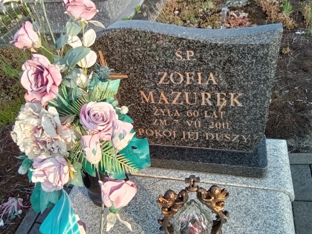 Grób Zofia Mazurek