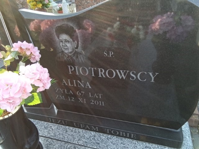 Alina Piotrowska 1944 Puławy - Grobonet - Wyszukiwarka osób pochowanych