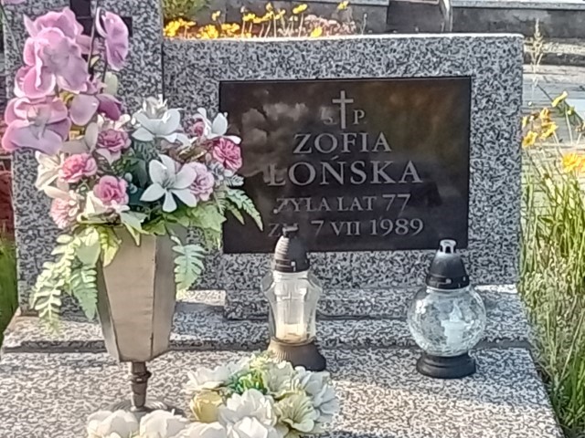 Grób Zofia Leńska