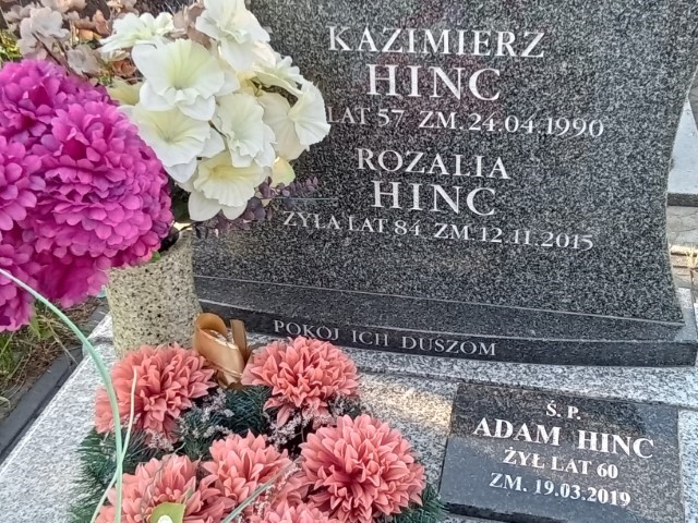 Grób Kazimierz Hinc