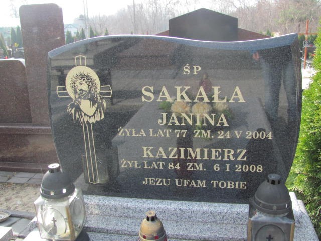 Janina Sakała 1927 Puławy - Grobonet - Wyszukiwarka osób pochowanych