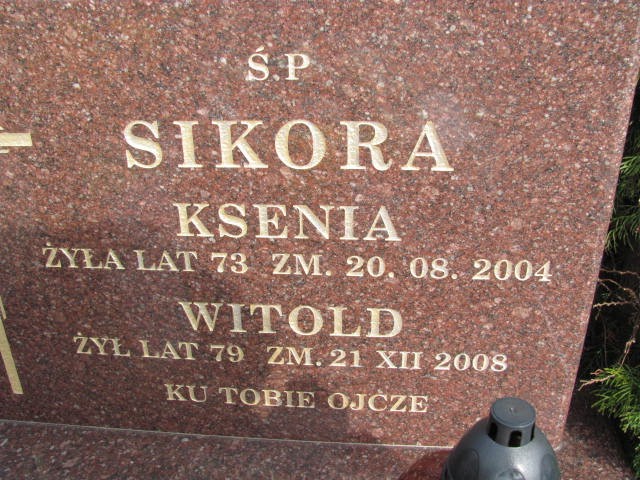 Witold Sikora 1929 Puławy - Grobonet - Wyszukiwarka osób pochowanych