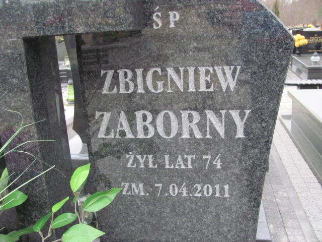 Zbigniew Edward Zaborny 1937 Puławy - Grobonet - Wyszukiwarka osób pochowanych