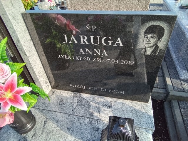 Anna Jaruga 1958 Puławy - Grobonet - Wyszukiwarka osób pochowanych