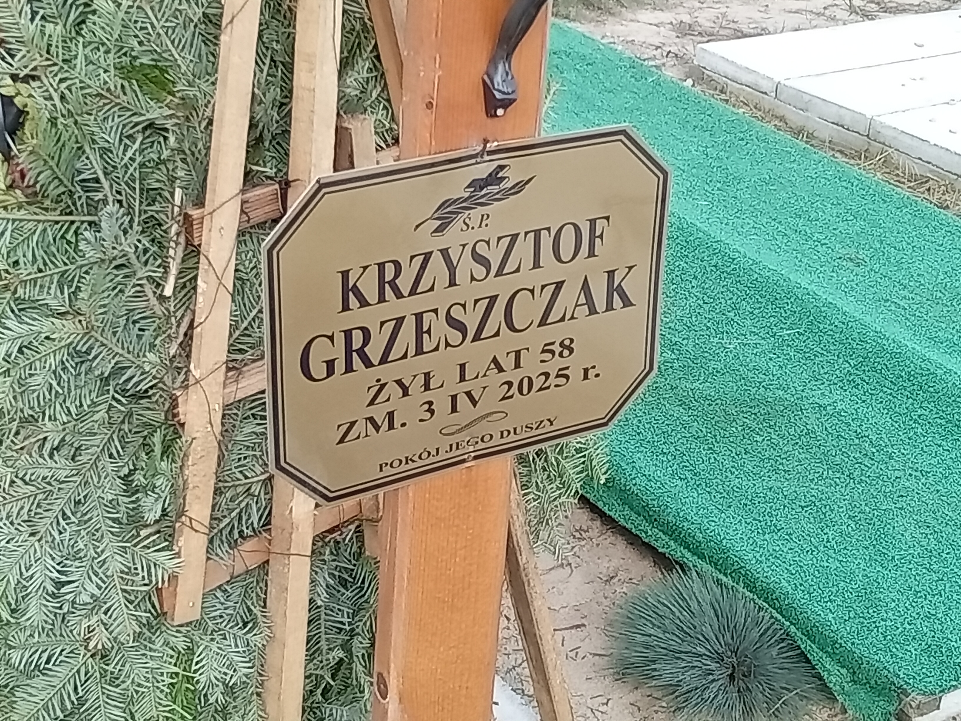 Krzysztof Grzeszczak 1966 Puławy - Grobonet - Wyszukiwarka osób pochowanych