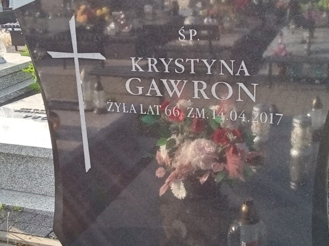 Krystyna Gawron 1950 Puławy - Grobonet - Wyszukiwarka osób pochowanych