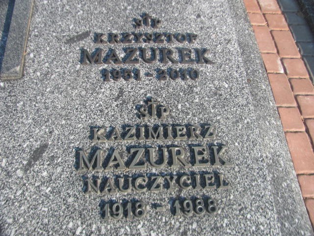 Kazimierz Mazurek 1918 Puławy - Grobonet - Wyszukiwarka osób pochowanych